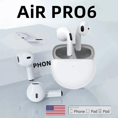 Wireless Bluetooth Earbuds with Charging Case, Touch Control, and Compatibility with iPhone, iPad, and iPod for High-Quality Audio and Hands-Free Calls