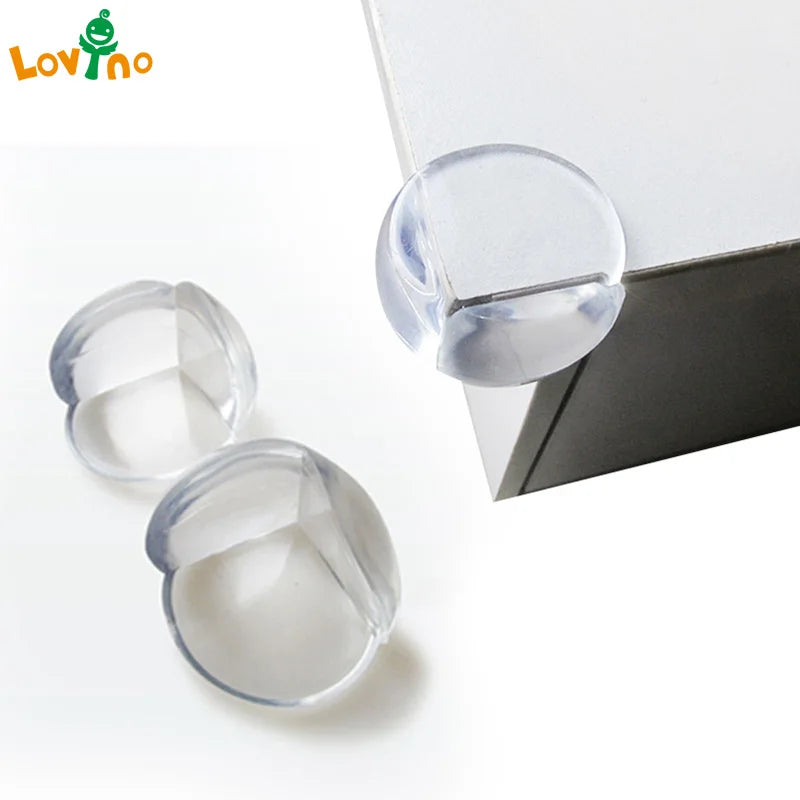 Transparent Corner Protectors for Furniture Safety with Soft Silicone Cushioning to Prevent Injuries for Babies and Toddlers