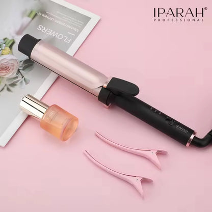 Professional Ceramic Curling Iron with Adjustable Temperature Control and Ergonomic Design for Smooth, Long-Lasting Curls