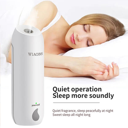 Wall-Mounted Ultrasonic Essential Oil Diffuser with Silent Mist Discharge and Automatic Power-Off for Home Aromatherapy, Includes Free Essential Oil and Fast Shipping.