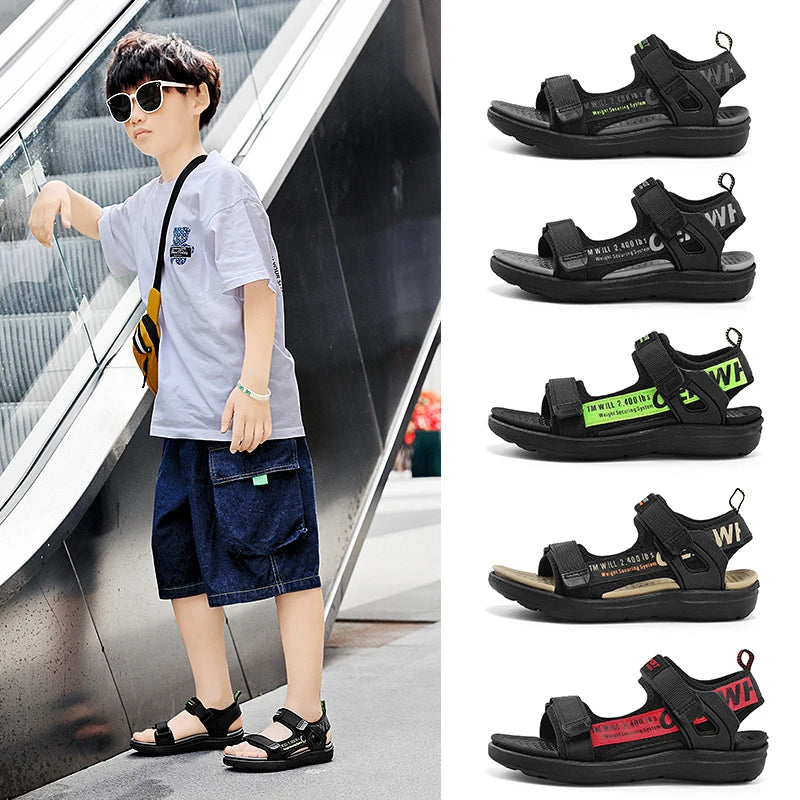 Men's Sporty Outdoor Sandals with Adjustable Straps and Comfortable Cushioning