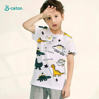 Cute Cartoon Graphic T-Shirts for Kids – Comfortable and Fun Summer Tops for Boys and Girls