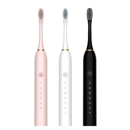 Rechargeable Electric Toothbrush with 6 Cleaning Modes, High-Frequency Vibration, Waterproof Design, and Soft Bristles for Optimal Oral Hygiene