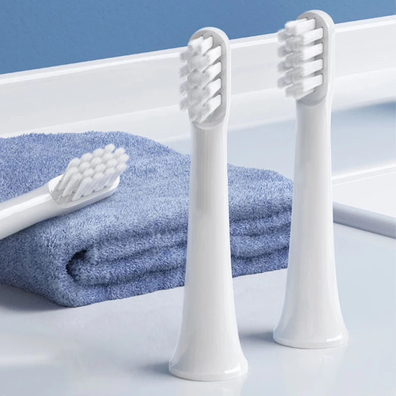 Pack of 14 Replacement Toothbrush Heads with Soft Bristles for Gentle and Effective Cleaning, Compatible with Electric Toothbrushes