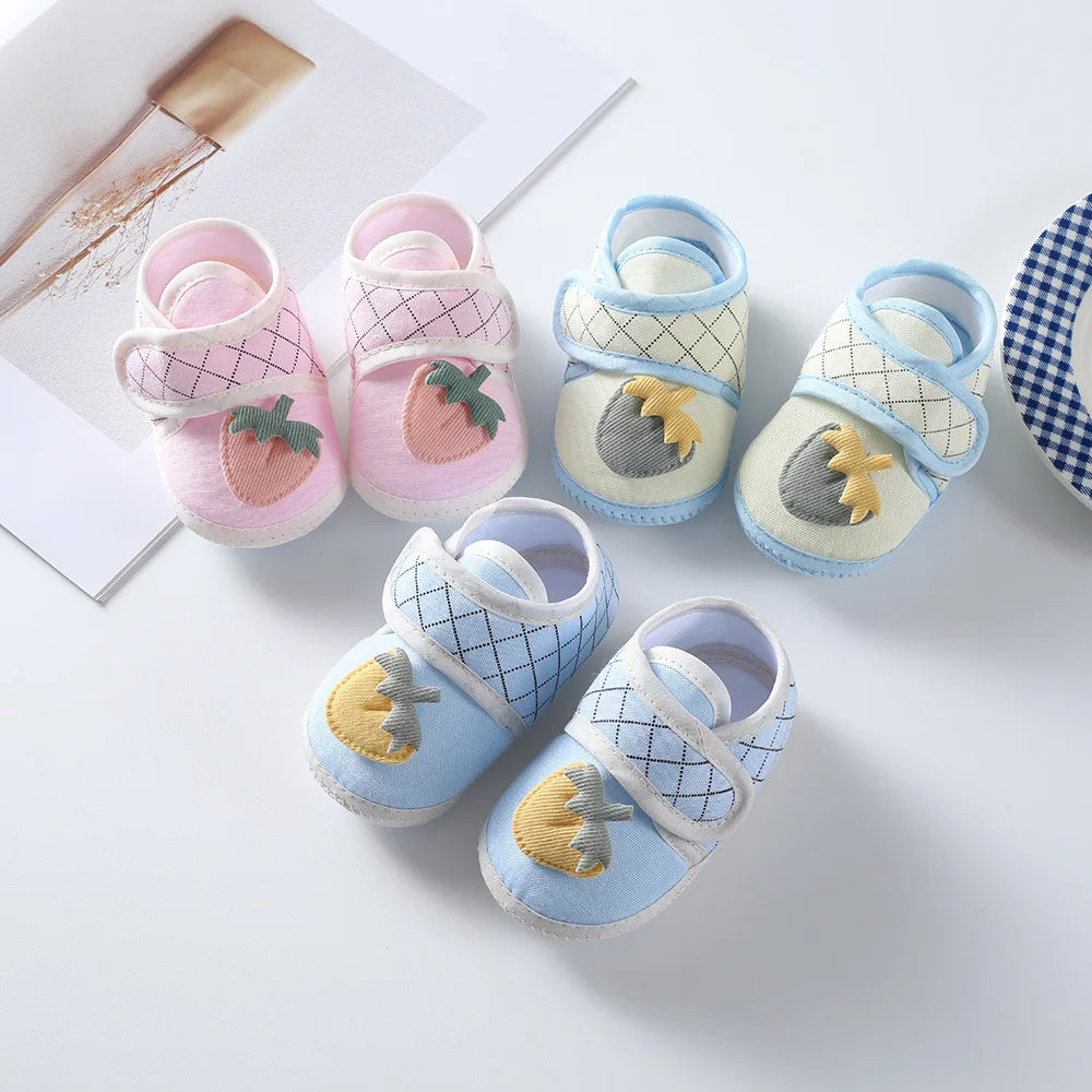 Adorable Baby First Walker Shoes with Soft Sole and Cute Cartoon Designs, Ideal for Newborns and Toddlers