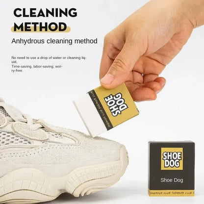 Suede and Nubuck Shoe Cleaning Eraser 2-Pack for Effective Decontamination, Stain Removal, and Polishing of Sneakers and Delicate Footwear