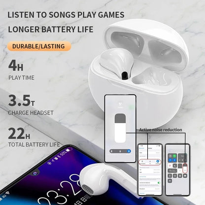 Wireless Bluetooth Earbuds with Charging Case, Touch Control, and Compatibility with iPhone, iPad, and iPod for High-Quality Audio and Hands-Free Calls