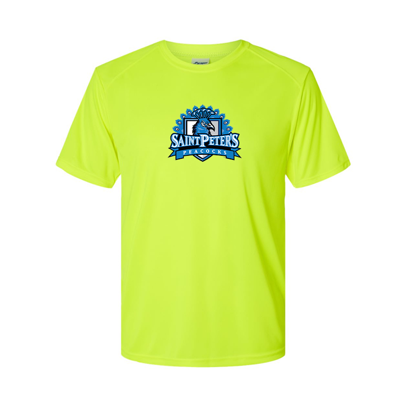 Men's Saint Peters Peacocks Logo Polyester T-Shirt