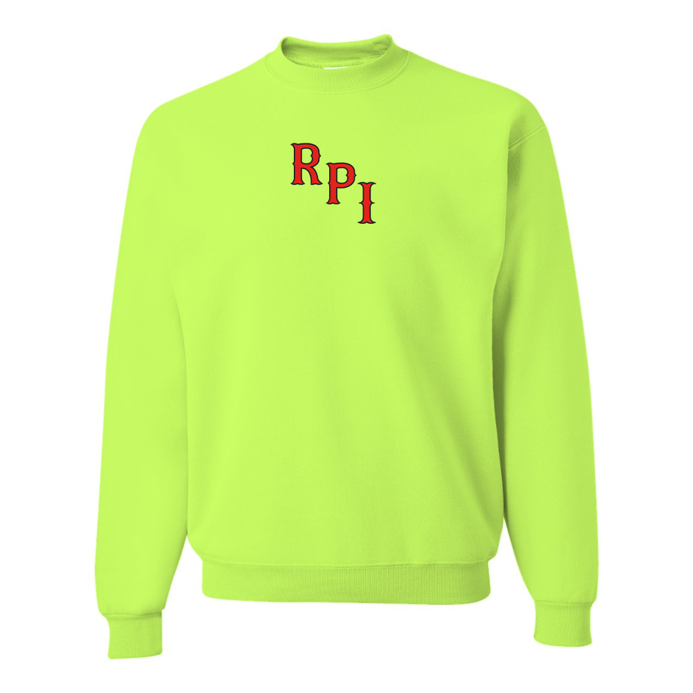 Men's RPI Engineers Logo JERZEES NuBlend Crewneck Sweatshirt