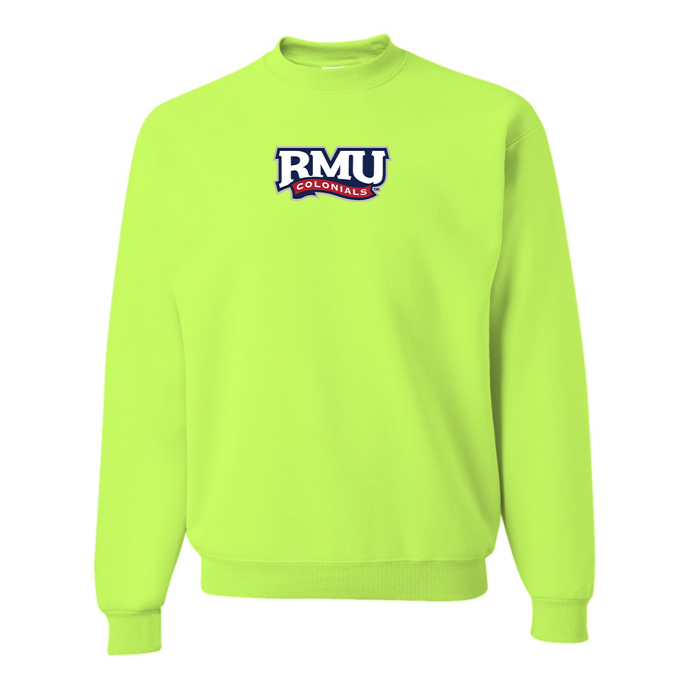 Men's Robert Morris Colonials Logo JERZEES NuBlend Crewneck Sweatshirt