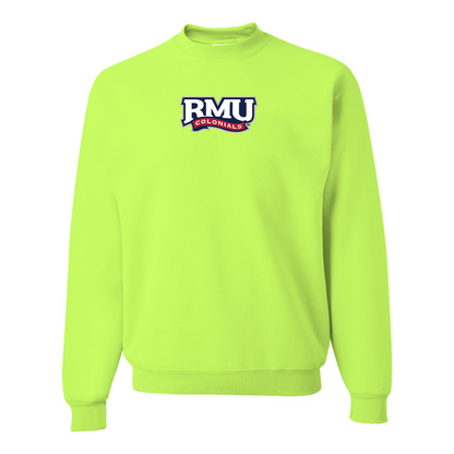 Men's Robert Morris Colonials Logo JERZEES NuBlend Crewneck Sweatshirt