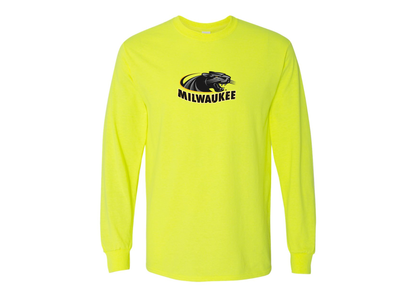 Men's Wisconsin Milwaukee Panthers Gildan Heavy Cotton Long Sleeve T-Shirt
