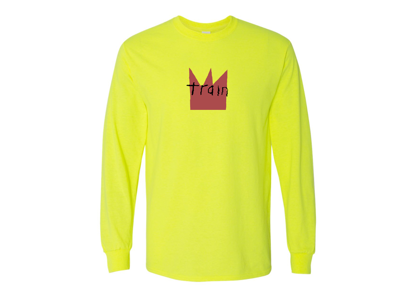 Men's Train Gildan Heavy Cotton Long Sleeve T-Shirt