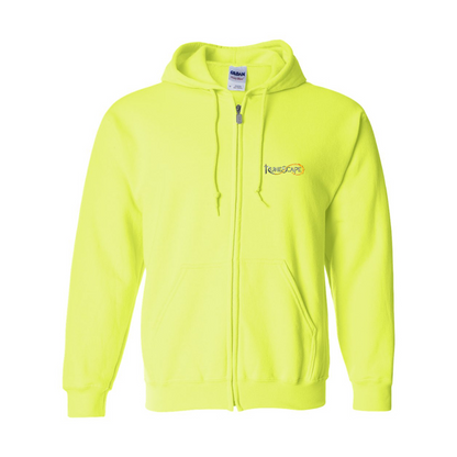 Men's Runescape Logo Gildan  Heavy Blend Full Zip Hooded Sweatshirt