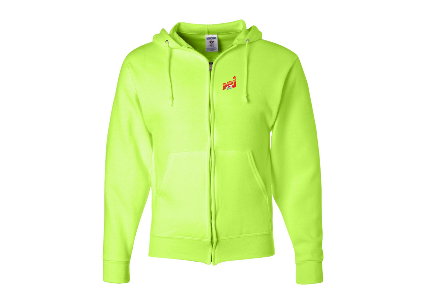 Men's NRJ 12 Logo JERZEES NuBlend Full-Zip Hooded Sweatshirt