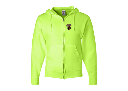 Men's Montana Grizzliesl JERZEES NuBlend Full-Zip Hooded Sweatshirt