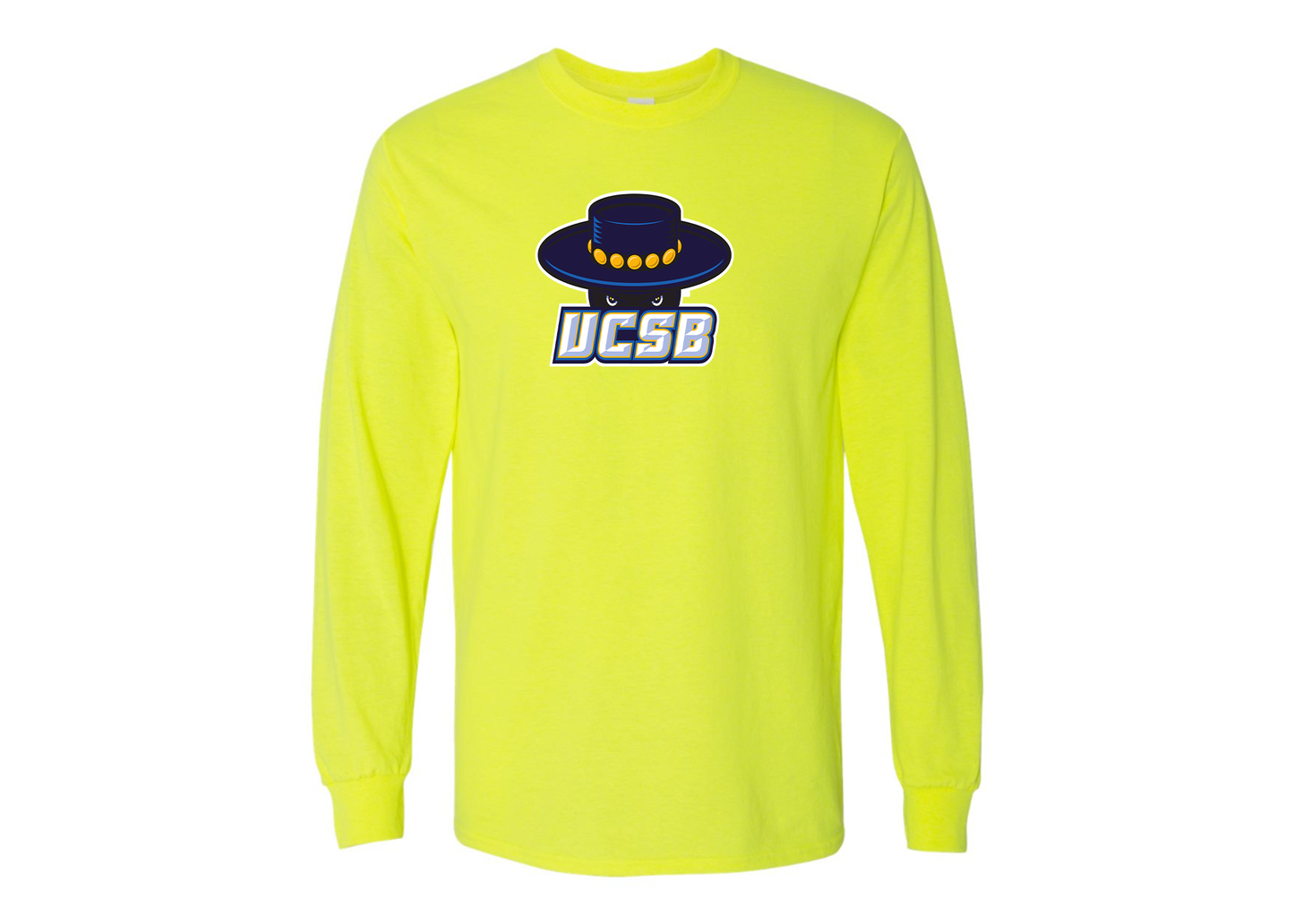 Men's UCSB Gauchos Gildan Heavy Cotton Long Sleeve T-Shirt