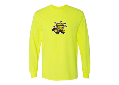 Men's Wichita State Shockers Gildan Heavy Cotton Long Sleeve T-Shirt