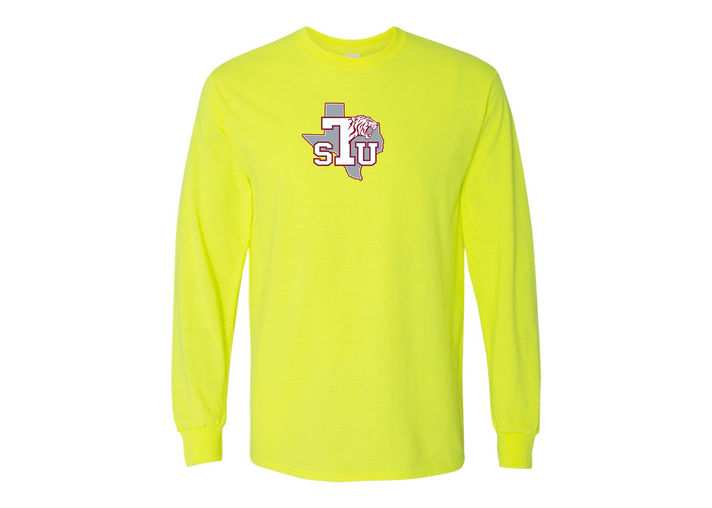 Men's Texas Southern Tigers Gildan Heavy Cotton Long Sleeve T-Shirt