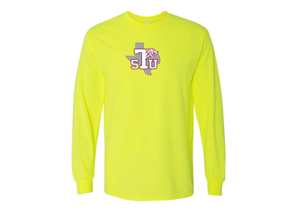 Men's Texas Southern Tigers Gildan Heavy Cotton Long Sleeve T-Shirt