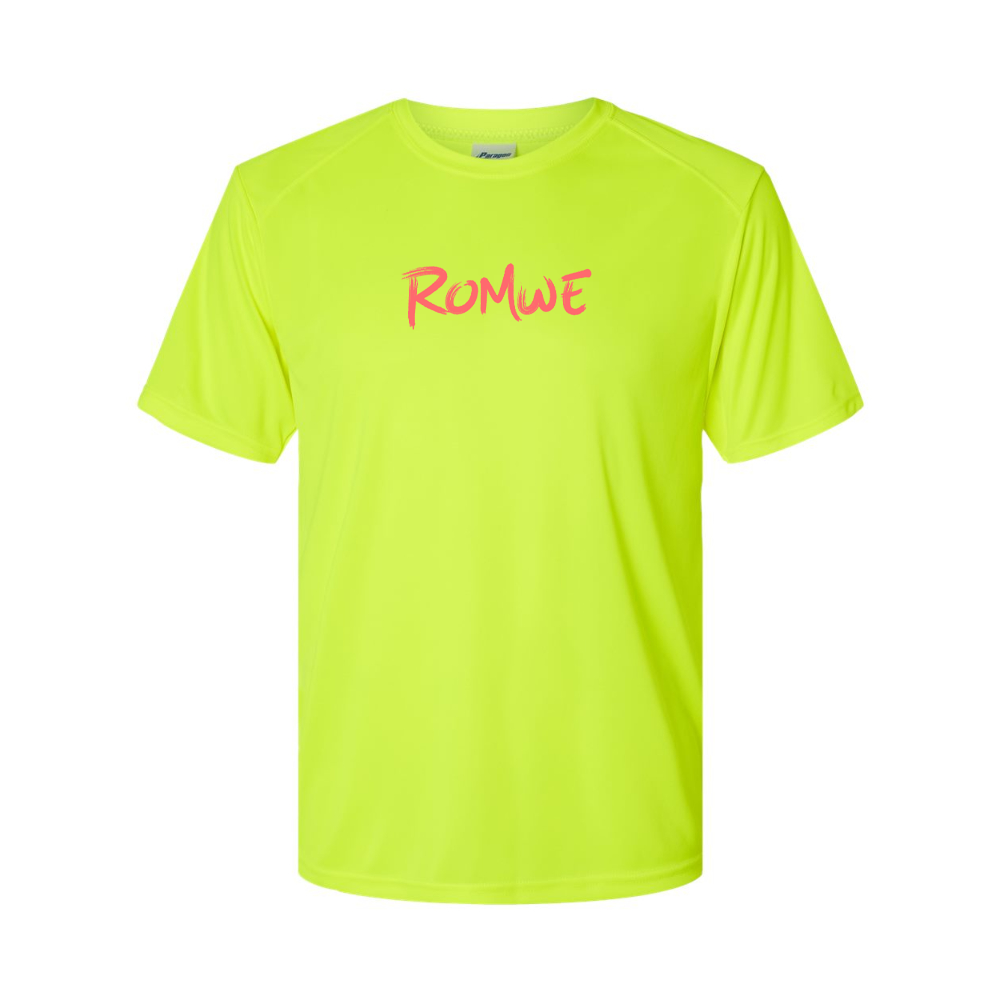 Men's Romwe Logo Polyester T-Shirt