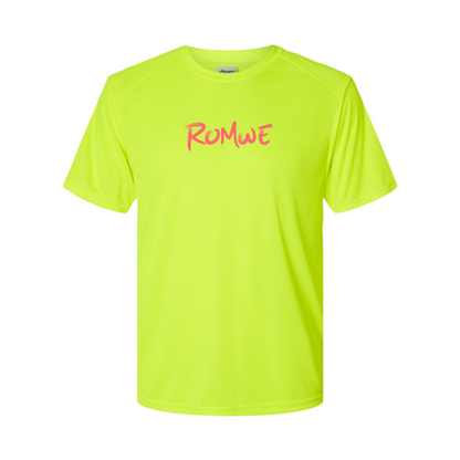 Men's Romwe Logo Polyester T-Shirt
