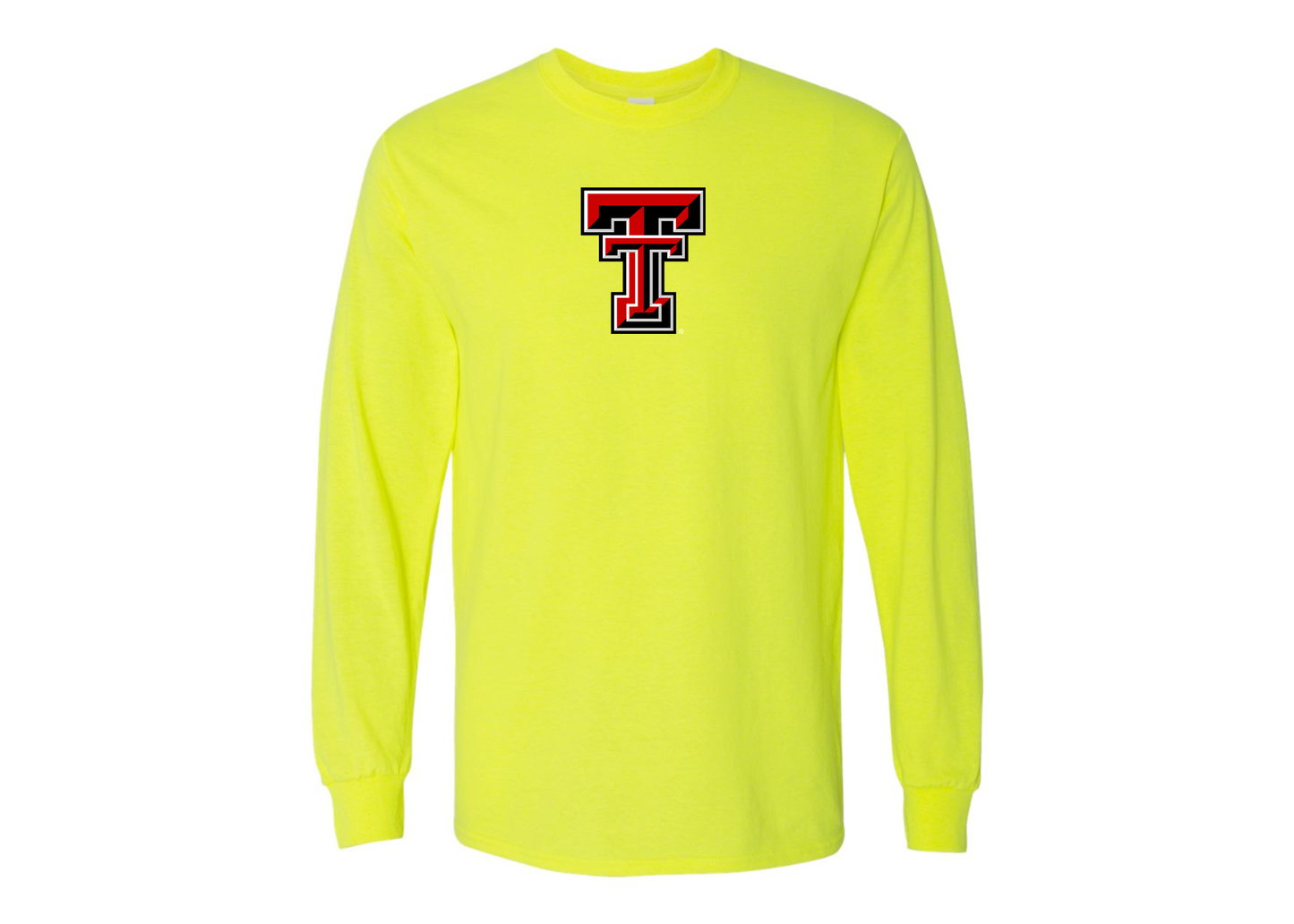 Men's Texas Tech Red Raiders Gildan Heavy Cotton Long Sleeve T-Shirt