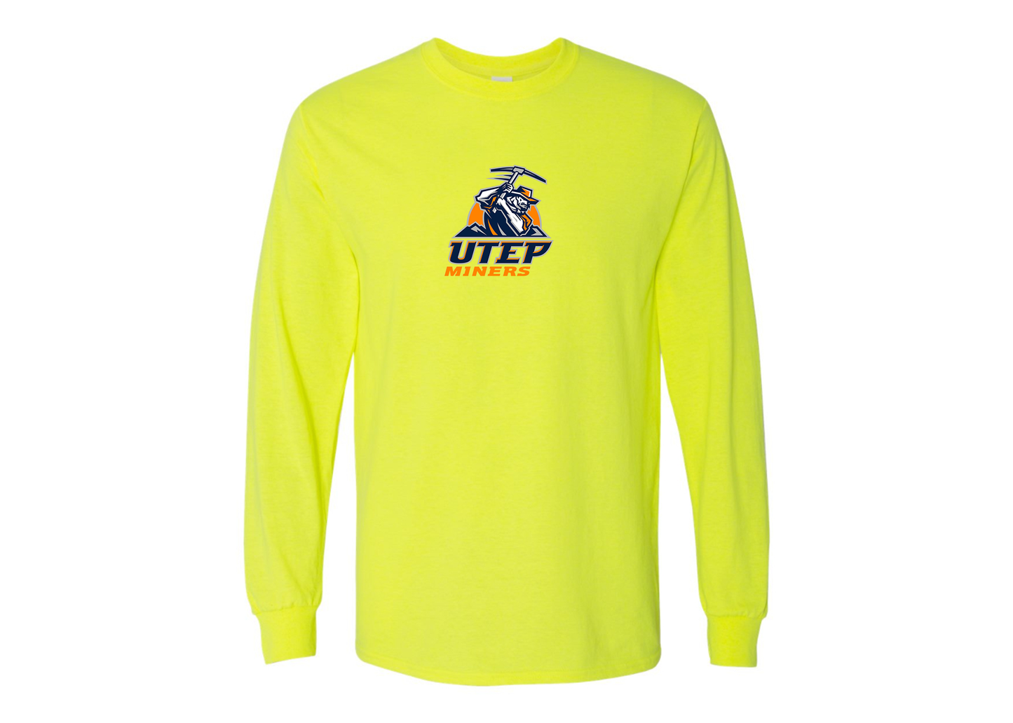 Men's UTEP Miners Gildan Heavy Cotton Long Sleeve T-Shirt