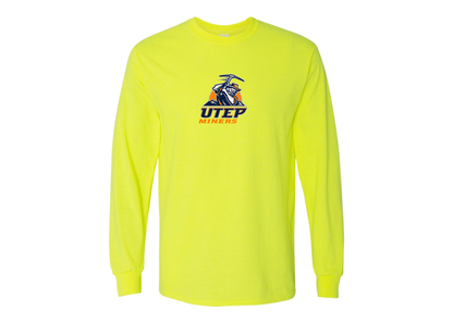 Men's UTEP Miners Gildan Heavy Cotton Long Sleeve T-Shirt