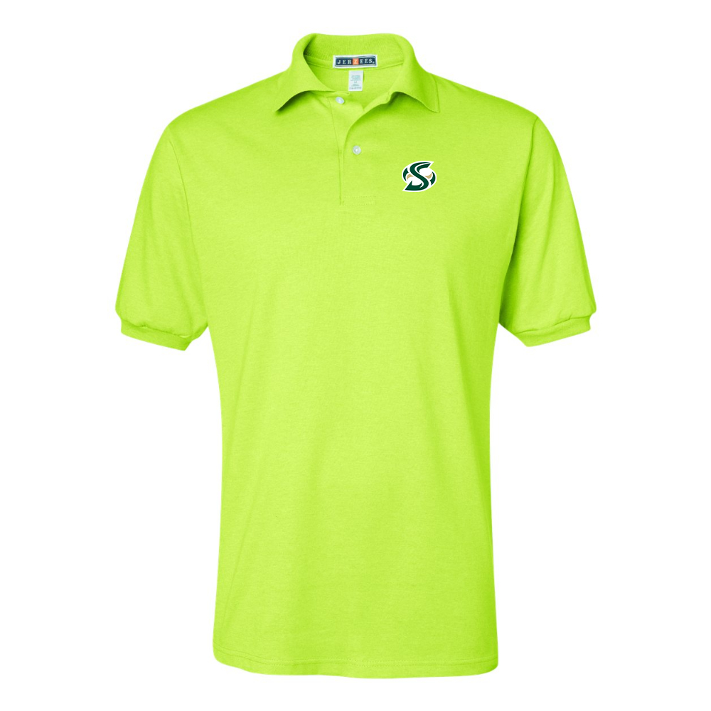 Men's Sacramento State Hornets Logo  JERZEES  SpotShield polo