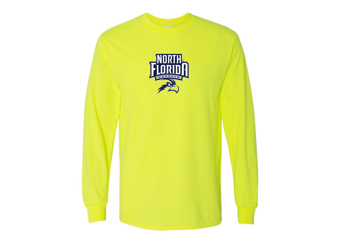 Men's UNF Ospreys Gildan Heavy Cotton Long Sleeve T-Shirt