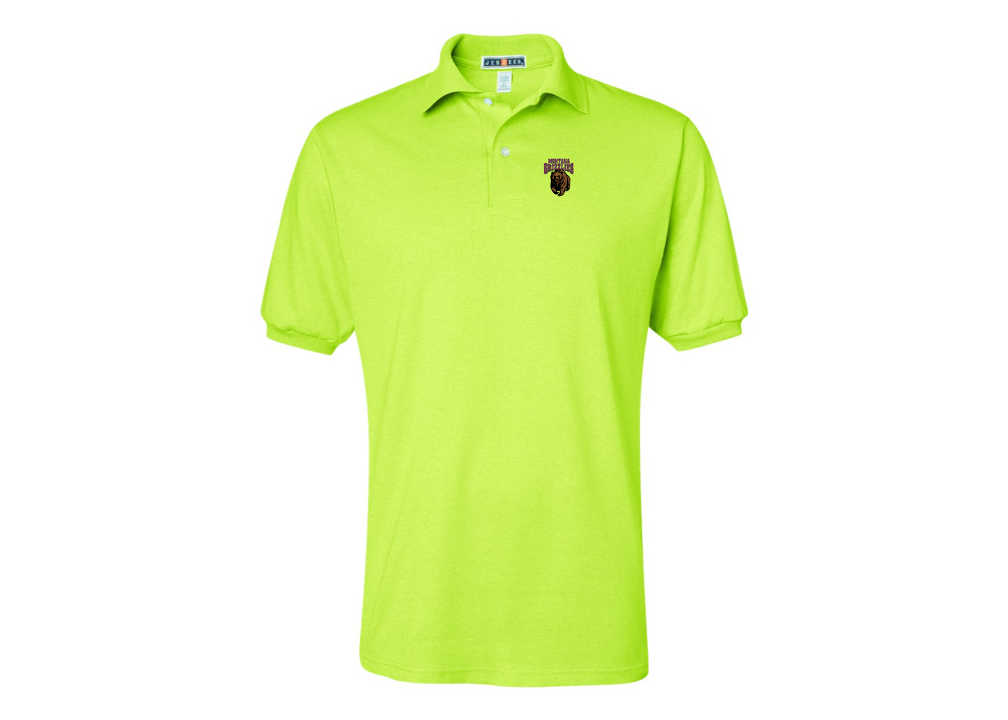 Men's Montana Grizzliesl JERZEES  SpotShield polo