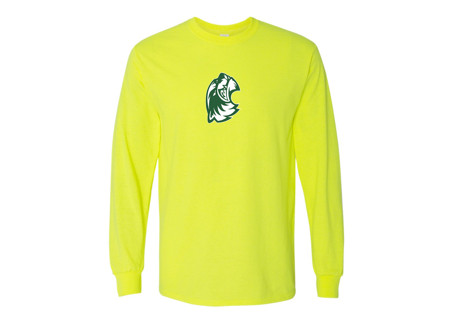 Men's Utah Valley Wolverines Gildan Heavy Cotton Long Sleeve T-Shirt