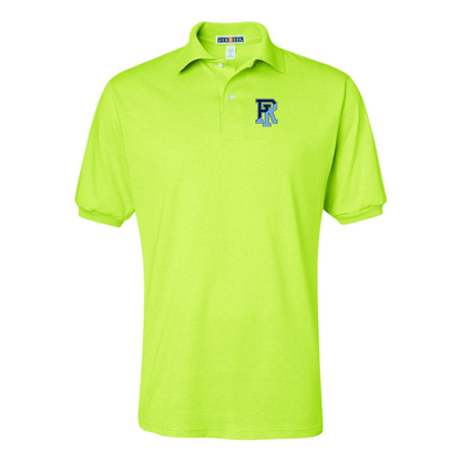 Men's Rhode Island Rams Logo JERZEES  SpotShield polo