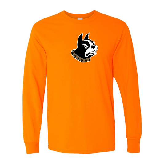 Men's Wofford Terriers Gildan Heavy Cotton Long Sleeve T-Shirt