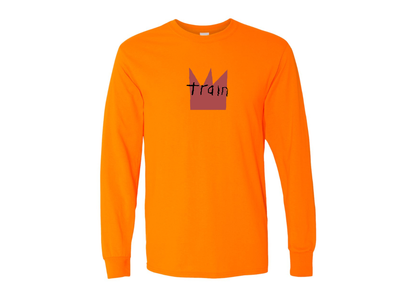 Men's Train Gildan Heavy Cotton Long Sleeve T-Shirt