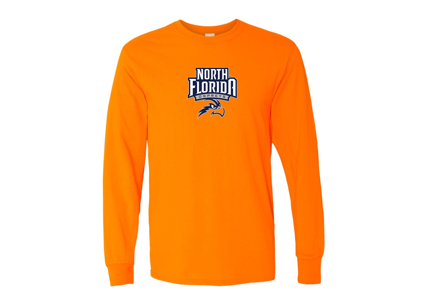Men's UNF Ospreys Gildan Heavy Cotton Long Sleeve T-Shirt