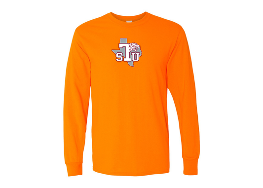 Men's Texas Southern Tigers Gildan Heavy Cotton Long Sleeve T-Shirt