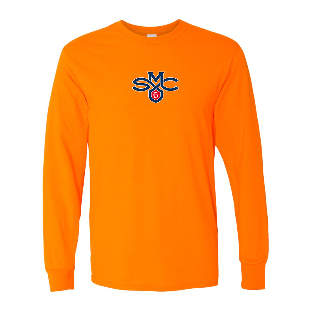 Men's Saint Marys Gaels Logo Gildan Heavy Cotton Long Sleeve T-Shirt