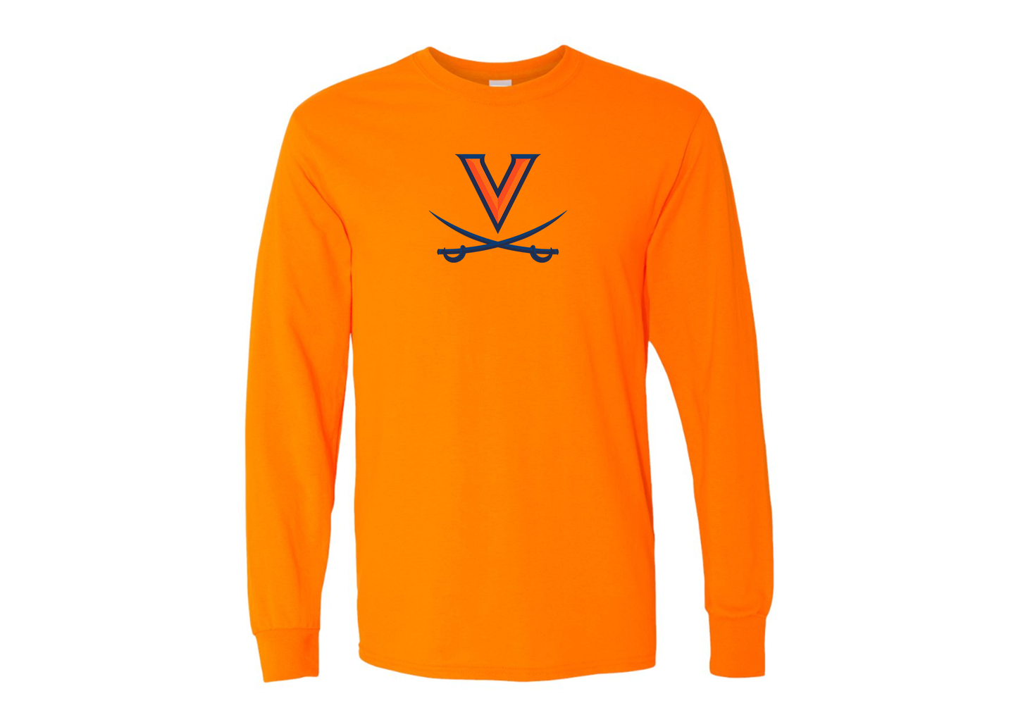 Men's Virginia Cavaliers Gildan Heavy Cotton Long Sleeve T-Shirt