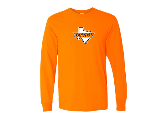 Men's UTRGV Vaqueros Gildan Heavy Cotton Long Sleeve T-Shirt