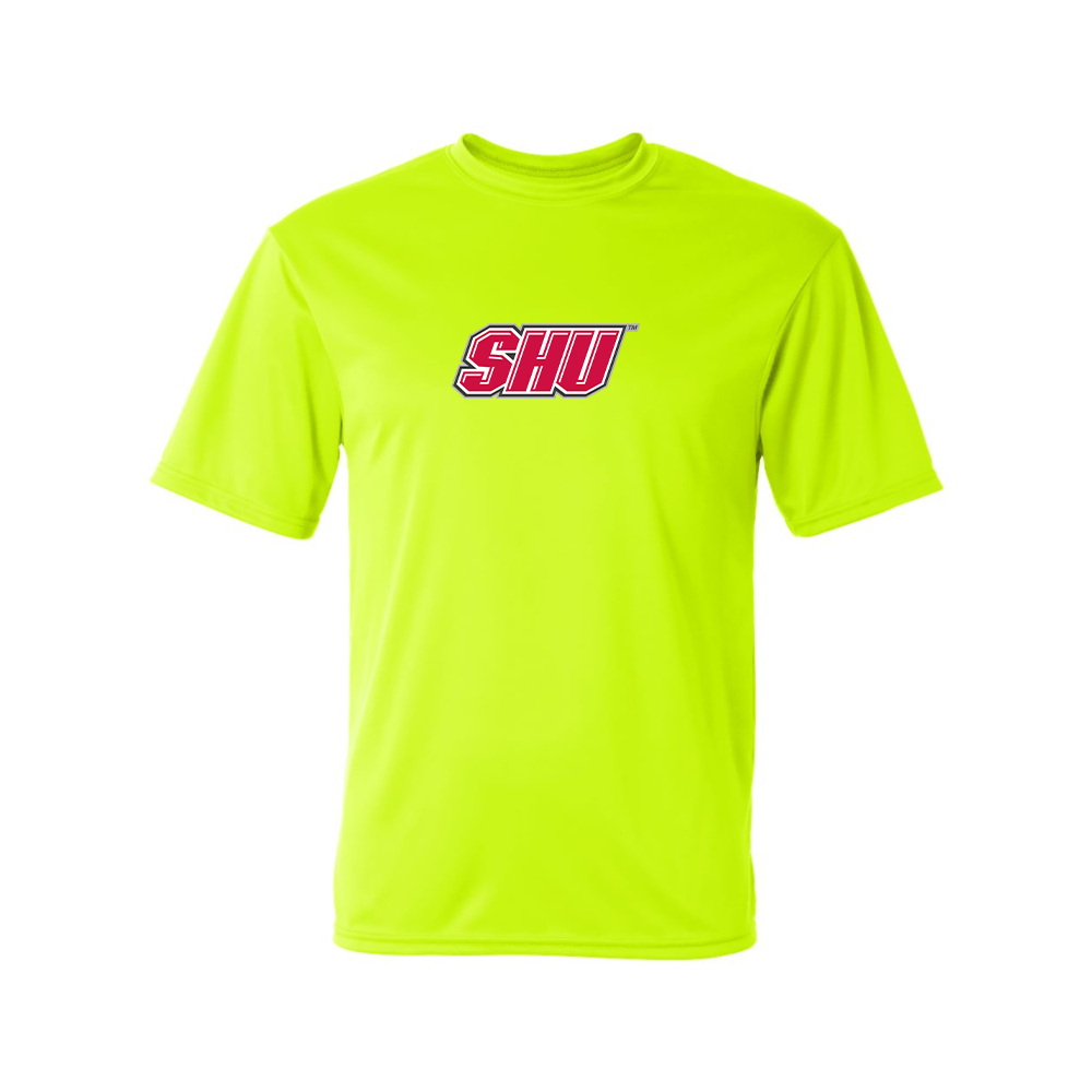 Men's Sacred Heart Pioneers Logo Polyester T-Shirt