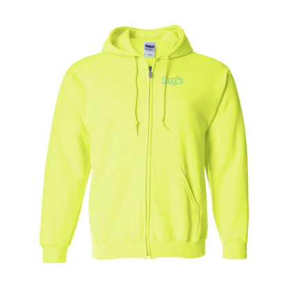 Men's People Magazine Logo Gildan  Heavy Blend Full Zip Hooded Sweatshirt