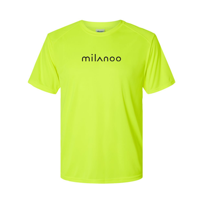 Men's Milanoo Logo Polyester T-Shirt