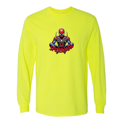 Men's Spider-Man 2025 Gildan Heavy Cotton Long Sleeve T-Shirt