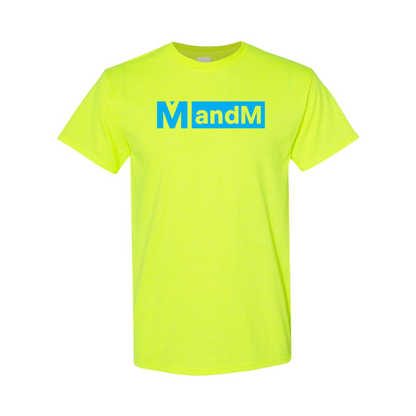 Men's MandM   Logo Cotton T-Shirt