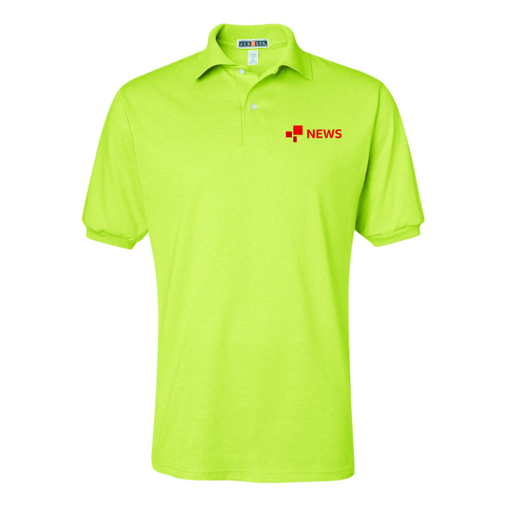 Men's  BBC News  JERZEES  SpotShield polo