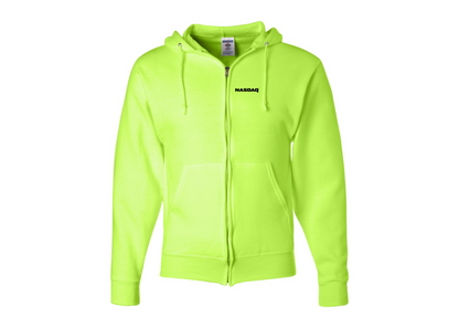 Men's Nasdaq Logo JERZEES NuBlend Full-Zip Hooded Sweatshirt