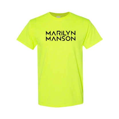 Men's Marilyn Manson Logo Cotton T-Shirt