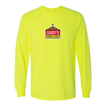 Men's Casey's General Store  Gildan Heavy Cotton Long Sleeve T-Shirt